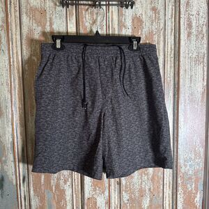 Men’s Chubbies 7” Black Gray Striped  Liner